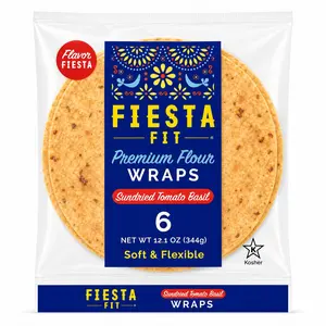 Fiesta Fit Sundried Tomato Basil Wraps - Pack of 3