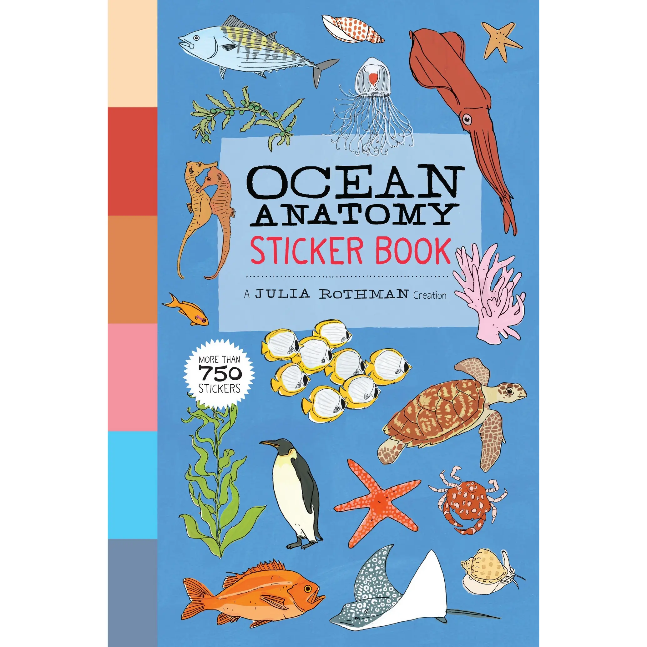 Ocean Anatomy Sticker Book by Julia Rothman [Paperback Book]