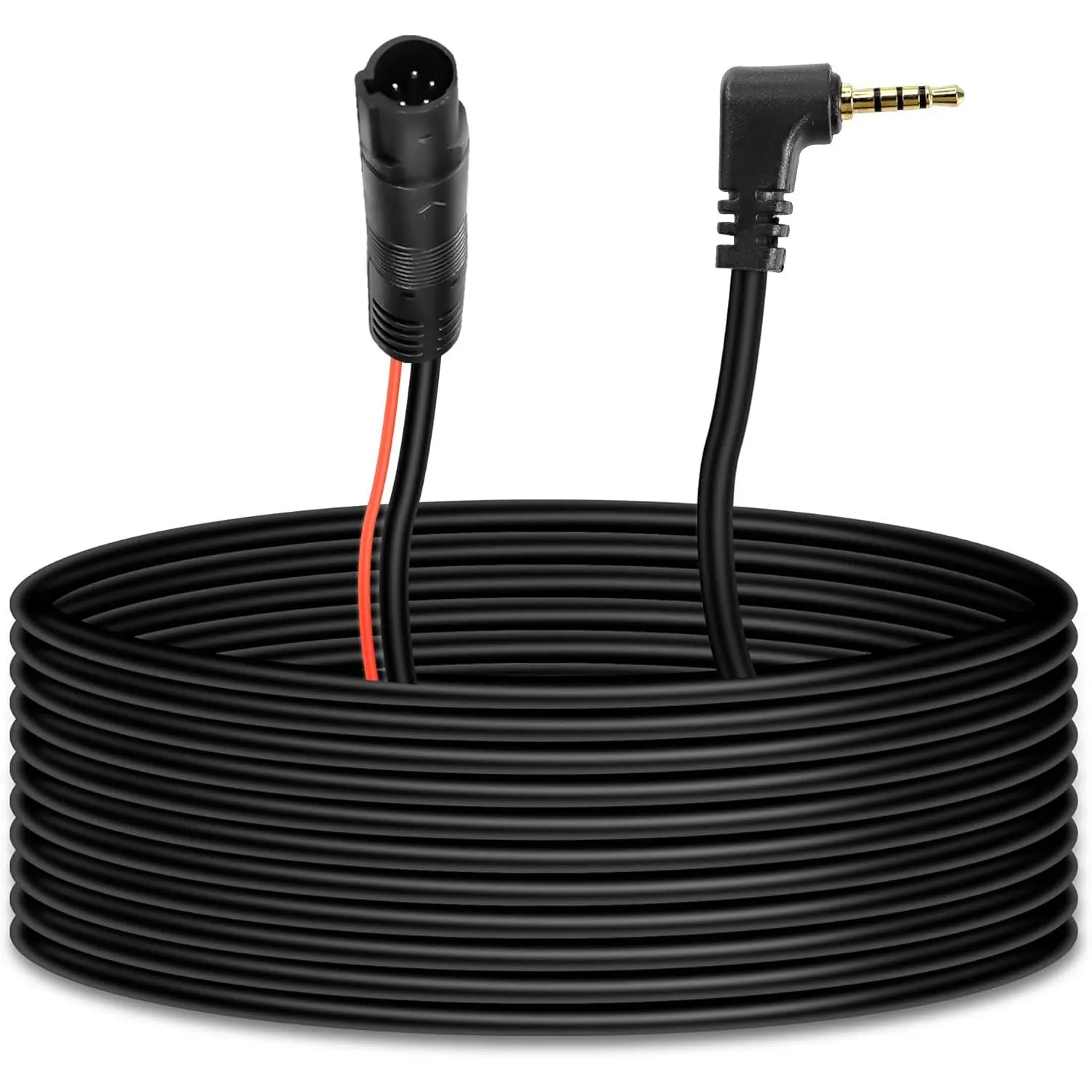 MEIRYFA 5 Pin Dash Cam  Rear View Camera Wire 5 Pin Male to 2.5mm Male Plug  Backup Camera Reverse Mirror Extension Cord for ,RV,Bus (32.8FT)