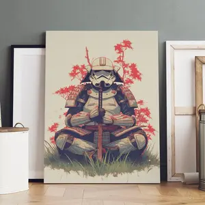 Star Wars Samurai Fusion Poster, Fashion Poster, Living Room Bedroom Decoration, Hallway Office Mural, Kitchen, Home Poster, Ideal Gift, Ornaments