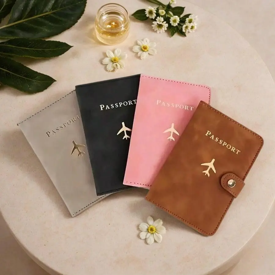 Multifunctional travel passport cover, convenient storage of ID, ticket and passport bag, multi-card passport holder