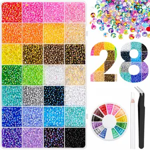 Gem DIY Bedazzling Kit with  Mixed Resin Rhinestones & Tweezers,Gifted Tools and Pick up Pen Gifted Tools for DIY Crafts Apparel Nail Art Supplies