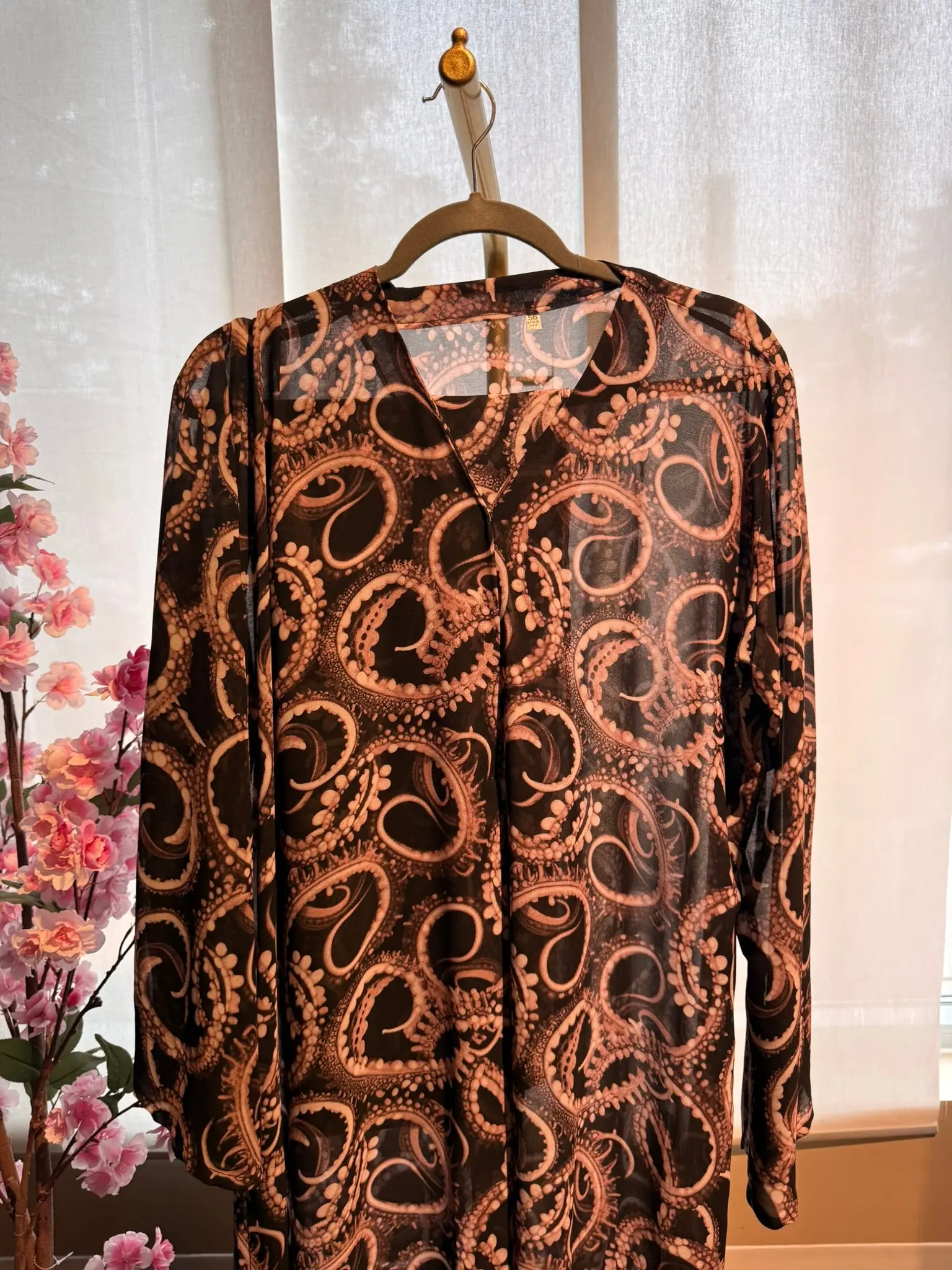 Royal Bronze Abaya | Size 54 | W/ Scarf