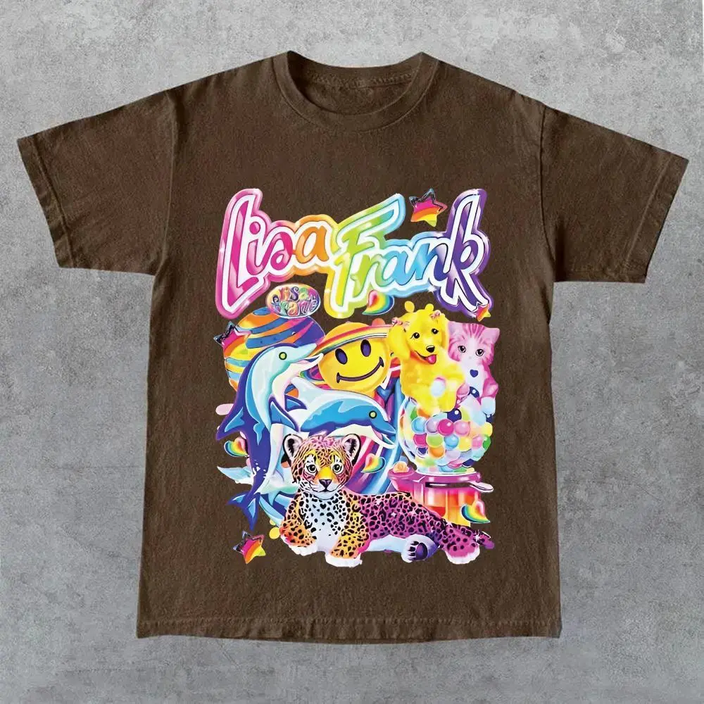 Lisa Frank Graphic Long Sleeve T-Shirt, Retro 90s Shirt, Unisex