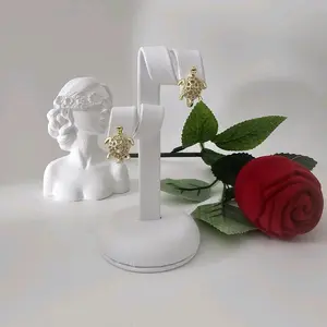 Valdiviajewery #1948 Turtle Earring 14k Gold Plated High Quality (small size)