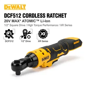 DEWALT DCF512 20V MAX Brushless 1/2 Inch Cordless Ratchet Wrench, 95Nm High Torque Fastening Tool for Automotive Repair, Engine Maintenance, Equipment Service, Garage and Professional Mechanic Applications