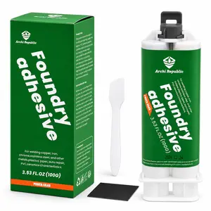 Archi Republic High Temperature Metal Repair Adhesive, Heat Resistant Liquid Metal Filler for Casting Defects, Industrial Metal Glue for Foundry Repair