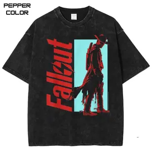 Fallout TV Series Character The Ghoul Boxed ShadowGraphic T-Shirt, Vintage Gamer Shirt, Fallout Merch, Fallout Shirt, Unisex Streetwear Tee, cotton crewneck shirt, Game Gift