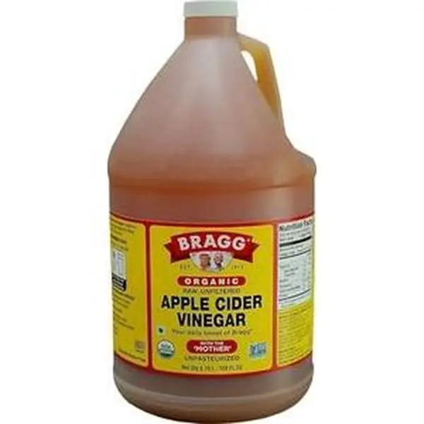 Bragg Organic Apple Cider Vinegar, Raw, Unfiltered, With The Mother, 128 oz