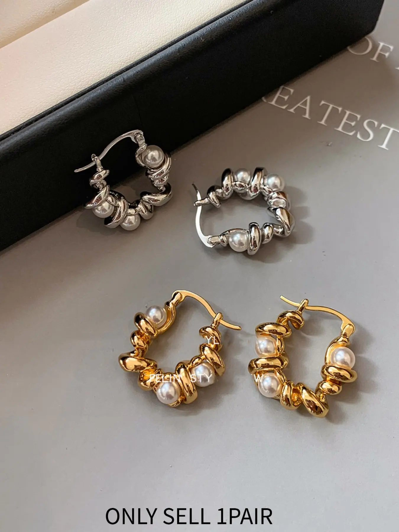Waterproof Non-Tarnish Pearl Earrings, Hypoallergenic Stainless Steel, Daily Wear Accessory, Elegant Jewelry for All Seasons
