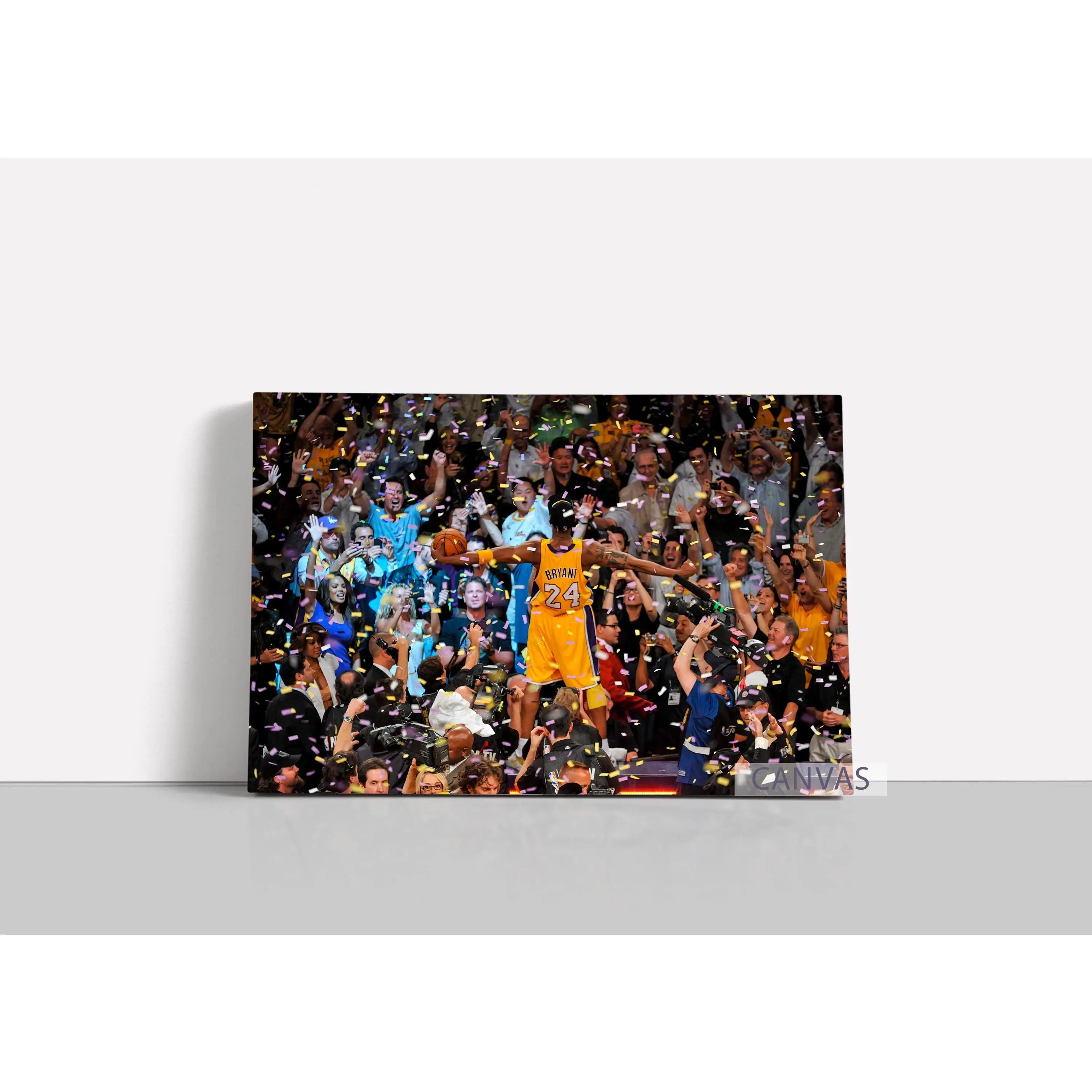 Kobe Bryant Wall Art Los Angeles Lakers Poster Basketball NBA Player Print Sports Home Decor, Birthday Gift