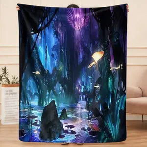 Avatar Fire and Ash Theme, Personalized Flannel Blanket, Printed Blanket, Flannel Cozy Blanket, Office Home Bedroom Sleeping Blanket Shawl, Winter Work Games Reading Knee Pads Warm Blanket, Christmas Family Member Friends Holiday Party Gifts