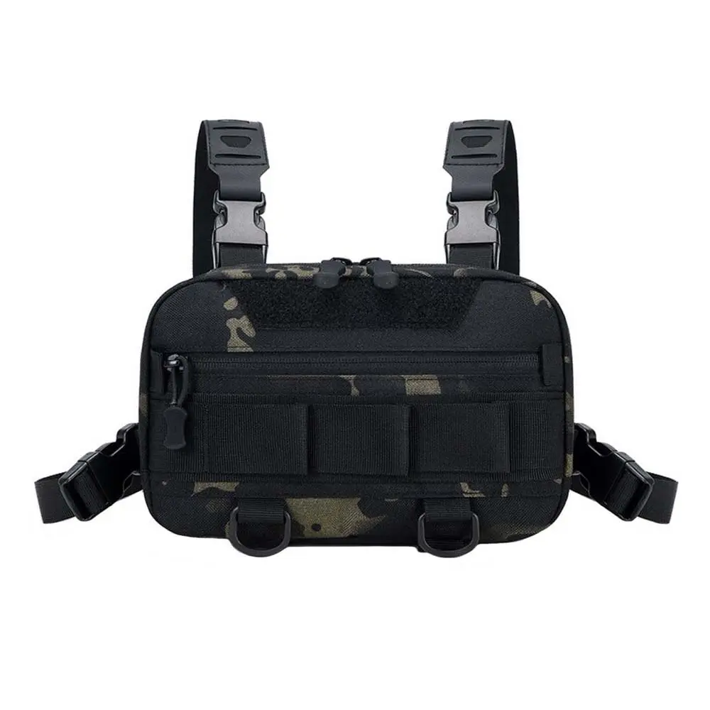 Unisex Chest Bag, Multi-Functional Fishing & Camping Vest, Durable Outdoor Gear for Hiking & Activities, Nylon Sports Bag, Chest Pack