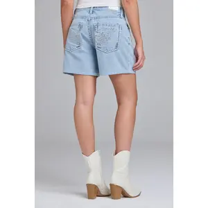 Wing Embroidered Loose Short
