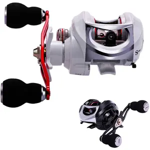Spartacus II Baitcast Reel, Spinning Reel, Fishing Reel Combo, 6oz Ultralight Baitcast Reel, Super Smooth Spinning, Comes with 17.6lb Carbon Fiber Drag, 7.2:1 Gear Ratio, 39mm Palm Perfect Low Profile Design, Perfect for Beginner Fishing Reels