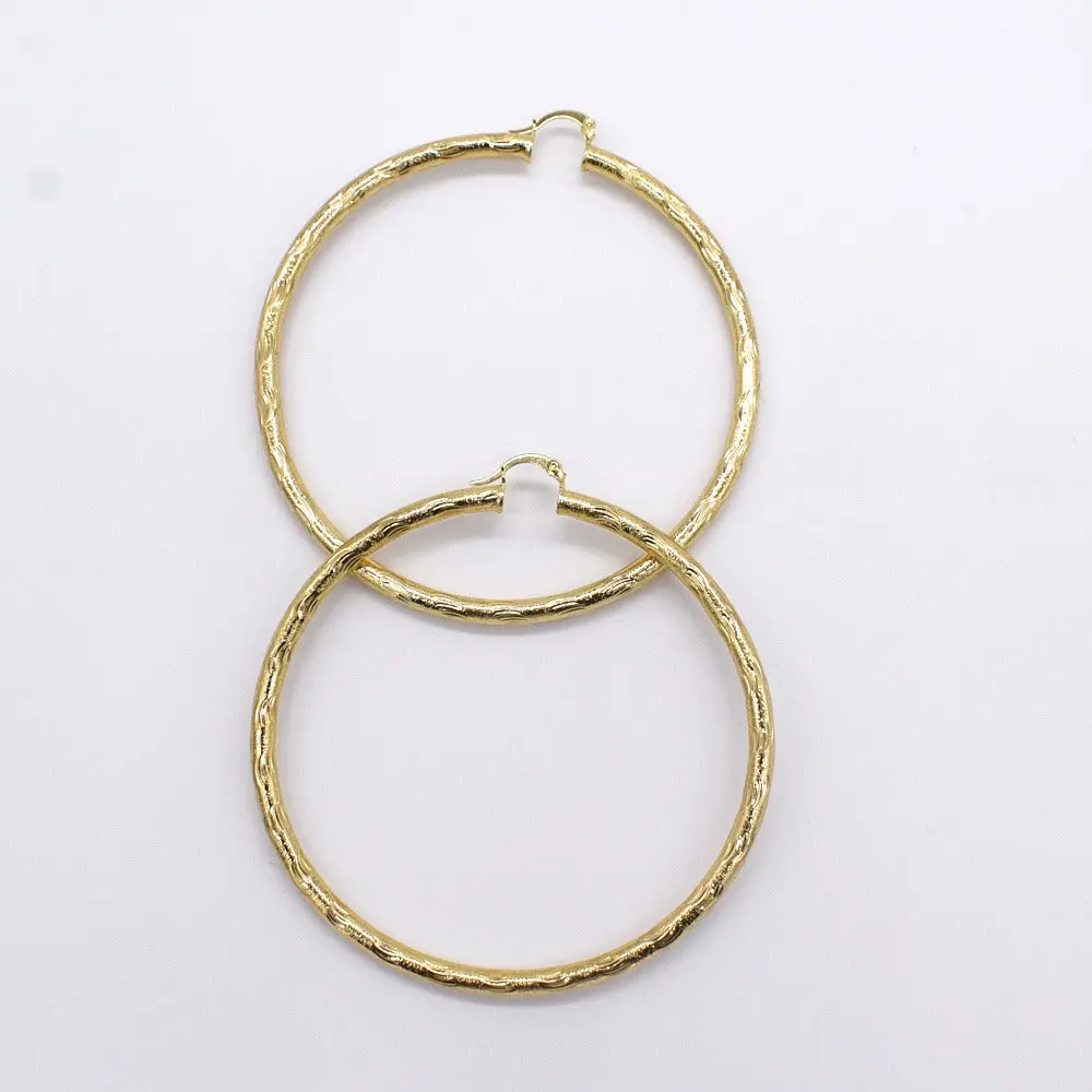 18k Layered real gold filled Round hoop earrings #52 18k Layered real gold filled Round hoop earrings #52