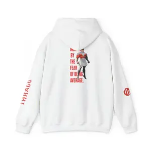 Thragg Invincible Hoodie | Superhero Back Print, Sleeve Logos