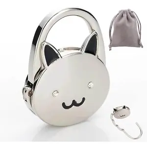 Purse Hooks for Table and Bars,Portable Purse Hanger Organizers Hooks Handbag Holder Pocketbook Holder Bag Storage for Desk Bag Hook,Foldable Folding Table Hook Hanger