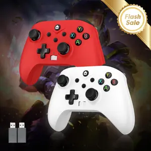 2 Pack RH-1022 Xbox Series X Multi-Platform Wireless Controller for Xbox One/Series X|S, Switch, Windows 10/11, Hall Effect Triggers, Turbo & Macro Programmable Gamepad with RGB Battery Indicator, 3-Way Connectivity