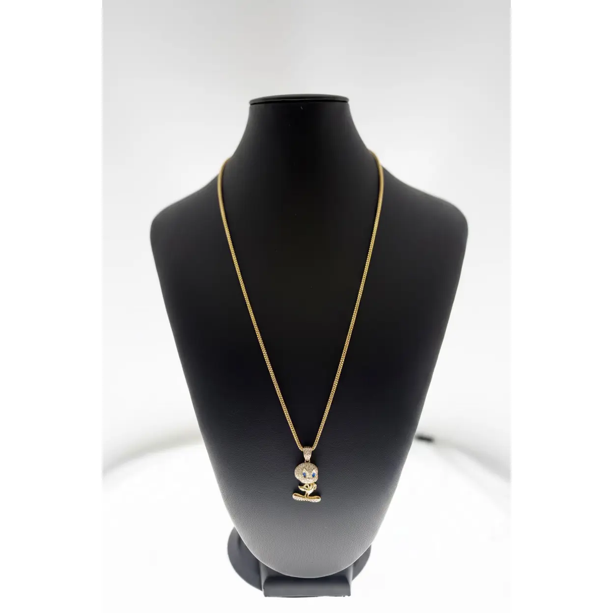 Cadena 10K Oro Real con Dije Exclusivo Brillante