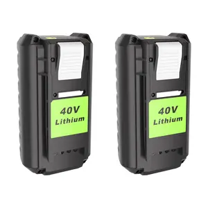 2 Pack 40V 6.0Ah Batteries Replacement for RYOBI 40Volt Battery OP4040A 4026 4030A 4050A 4060A1,  Compatible for RYOBI Collection Cordless Power Tools TikTokShopBlackFriday