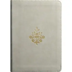 ESV Large Print Compact Bible, Red Letter (Trutone, Stone, Branch Design)