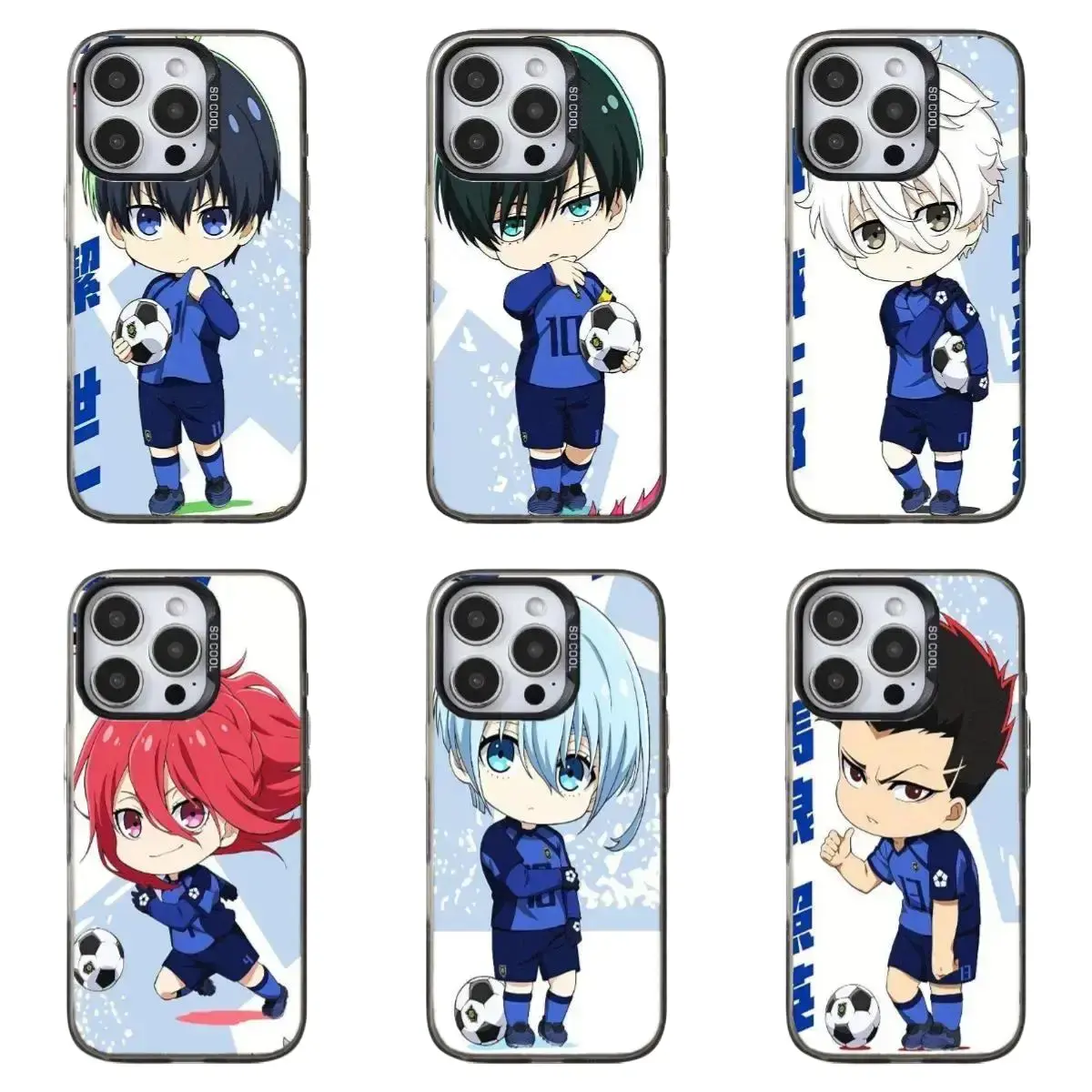 Blue Lock Durable phone case for iPhone11, 12, 13, 14, 15, 16, 17 Pro Max, Pro, Plus, and 17 Air for Samsung Galaxy S23 S24 S25 S26 Series,the perfect gift for her or him, ideal for parties.