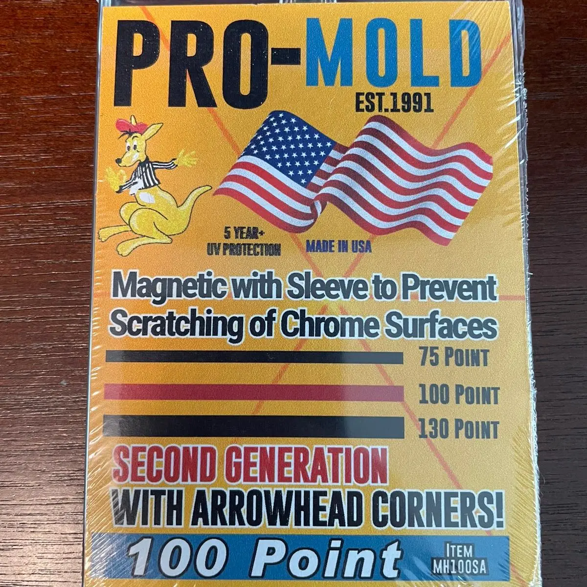 Pro-Mold 100pt with inter penny sleeve for maximum card protection