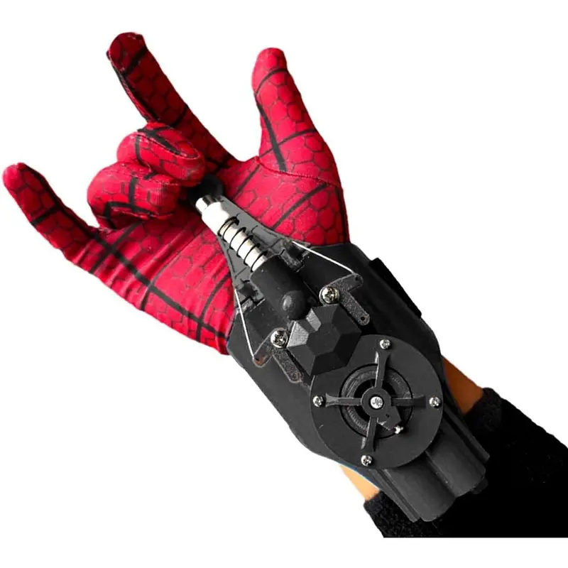 Fun Spider Hero Web Shooter Toy Set - 8FT Realistic Web Launcher String, Halloween Cosplay Prop, Quirky Gifts, Unisex Kid Stuff for Boys, Indoor Outdoor Novelty Toy for Ages 3-12
