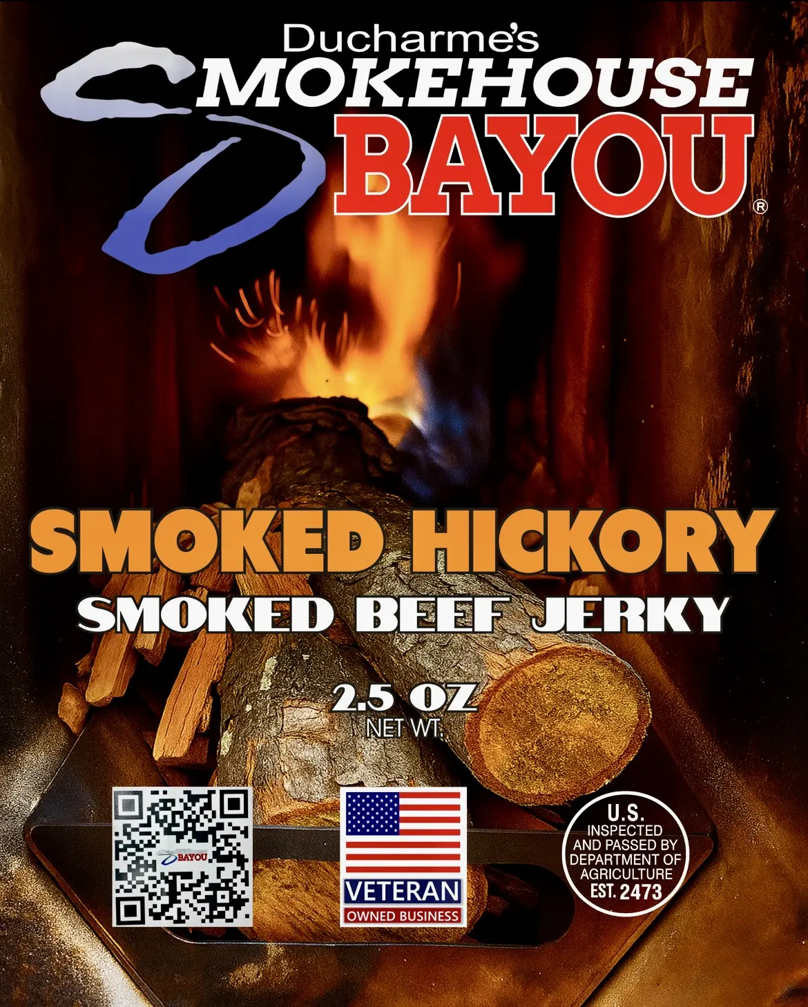 Smoked Hickory Beef Jerky – 2.5 oz and 8.0oz