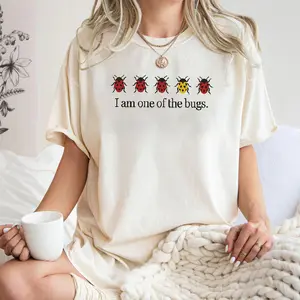 Ladybug Parody Shirt, The Last of the Bugs Tee, Cute Bug Graphic T-Shirt, Trendy Unisex Outfit
