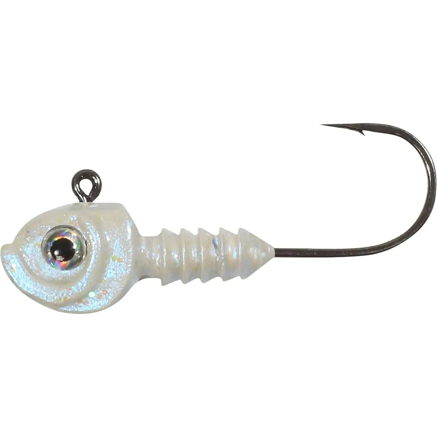 10.875" Smeltinator Jig Fishing Lures with #3/0 HK Sticky Hook, 4 Weights Including 1/8 oz, 3-Pack, Lifelike 3D Holographic Eyes, Ideal for Bass Fishing Tournaments & Multiple Species, Four Weights, 10.875 Inches