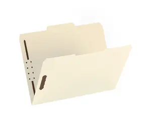 Sparco Fastener Fldr w/2-Ply Tab 2 Fstnr 1/3 Tab Ltr 50/BX MA SP17213