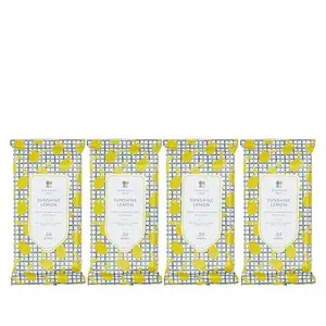 Beekman 1802 Goat Milk 4-Piece Face Wipe Set - Sunshine Lemon