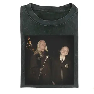 Draco Shirt, Harry Washed Shirt, Magic Tee, Magical School Tee Shirt, Holiday Gift