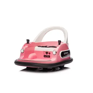 12V ride on bumper car for kids,electric car for kids,1.5-5 Years Old,W/Remote Control, LED Lights, Bluetooth & 360 Degree Spin, Vehicle body with anti-collision padding Five-point Safety Belt,2wd,ride on cars for kids,gifts for kids,birthday gift