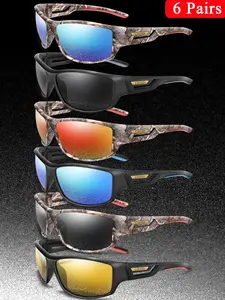 Men's Camo Frame Polarized Sunglasses, Outdoor Sports Sunglasses, Unisex Sunglasses for Cycling, Travel, Beach, Outdoor Sports, Party