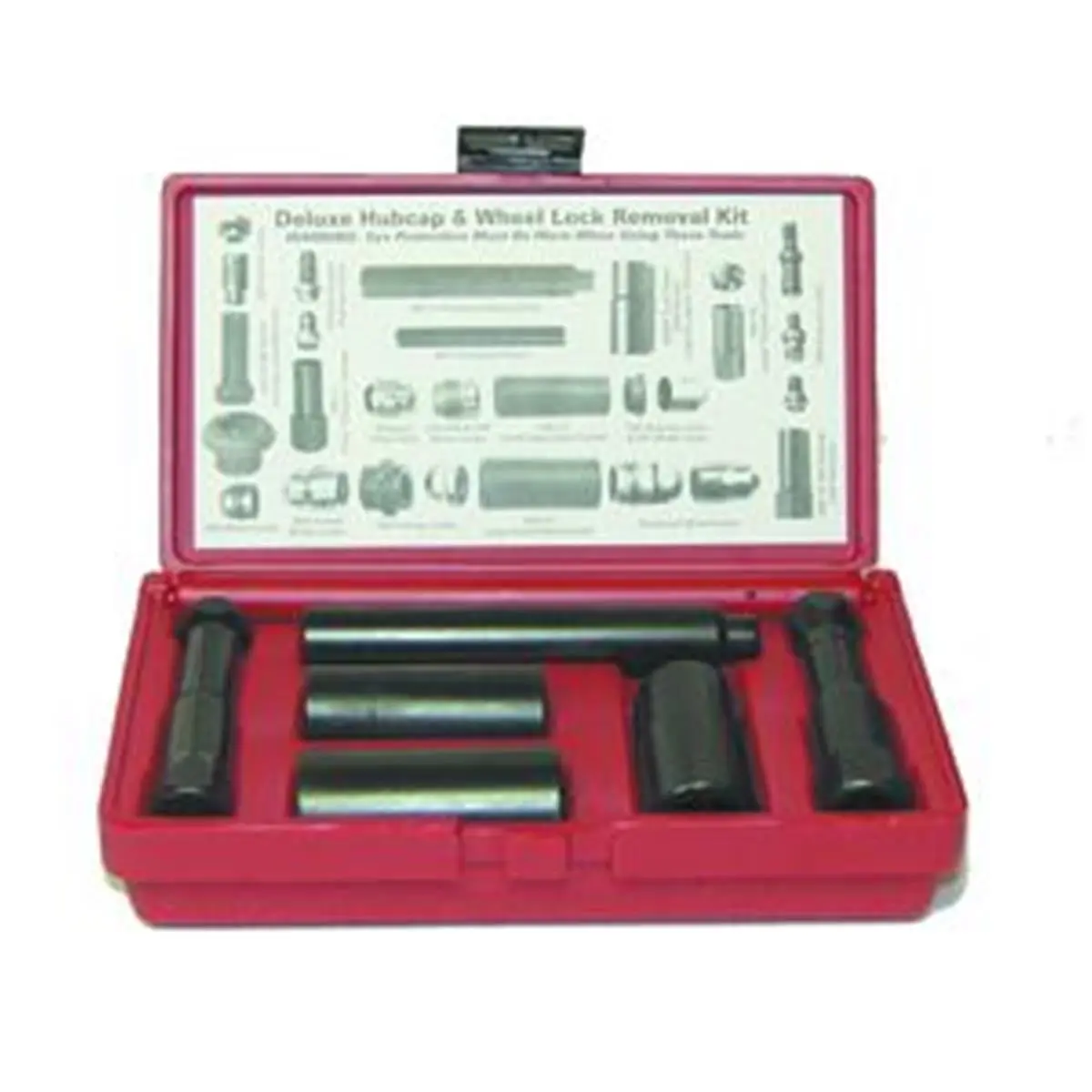 Lock Technology LTI4000 Hubcap Tool & Removal Kit - 1 Car Maintenance Kit, GM-Compatible, Includes LT 4200A Socket, Instructions, Removes 18-22mm & 3/4-7/8" Lugnuts, Replaces Hubcap Locks