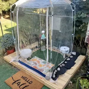 VEVOR Sports Tent Instant Tent Shelter Weather Proof 1 Person Clear Bubble Tent