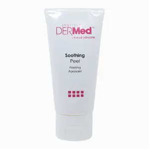 DERMed Skincare Soothing Papaya Enzyme Facial Peel - Gentle Exfoliating Tool with L-Lactic Acid, Exfoliates Sensitive Skin, Home Use, Rejuvenates Complexion, Single Item, Exfoliate