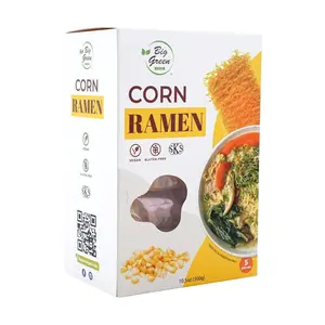 BIG GREEN Corn Ramen Noodles 300g - Gluten-Free Vegan Noodles for Healthy Eating