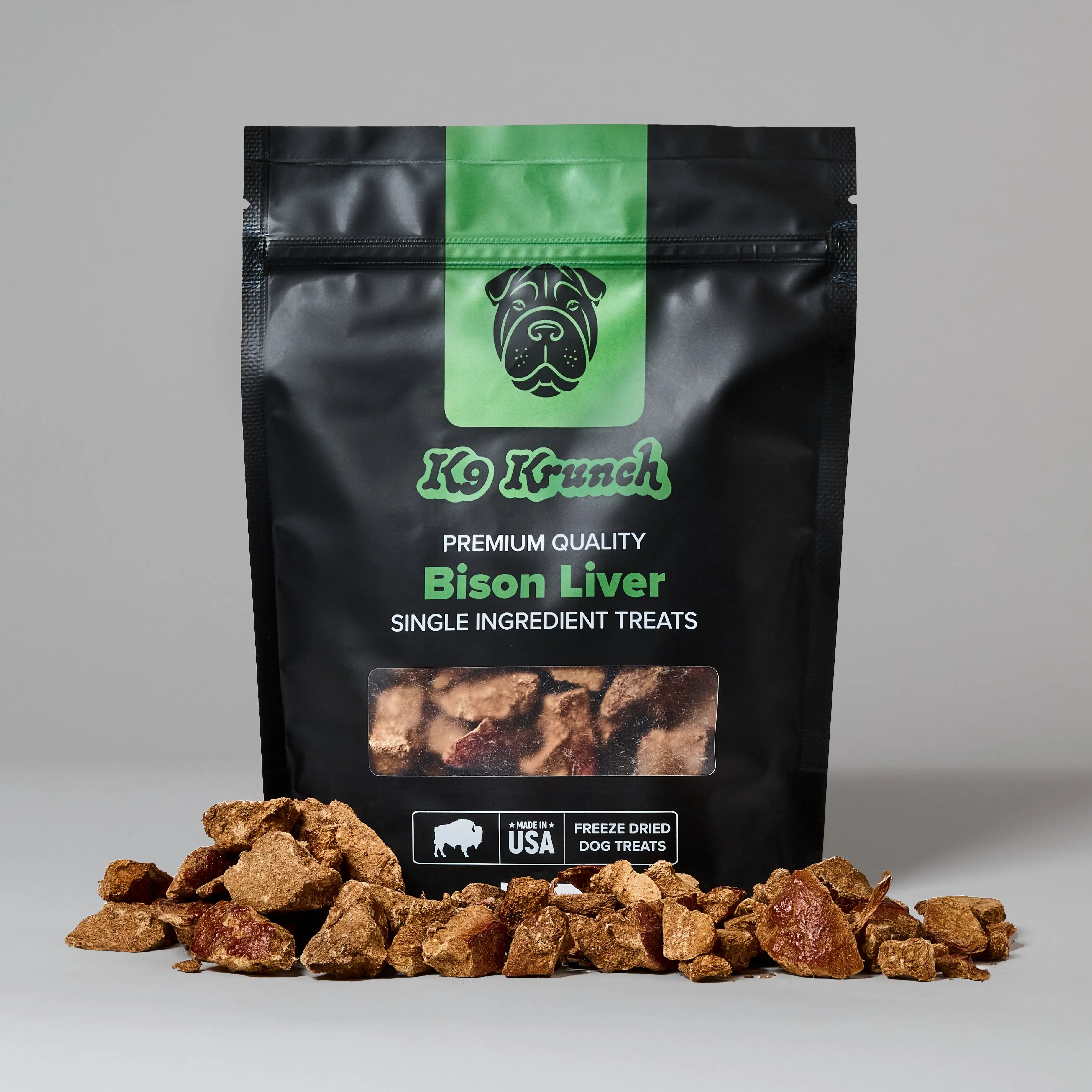 Freeze-Dried Bison Liver Dog Treats