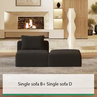 Single sofa B+Single sofa D
