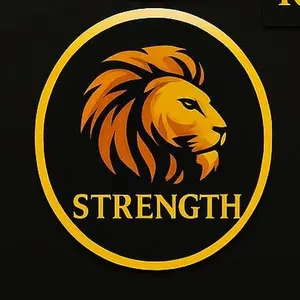 STRENGTH Sticker - Traditional Minimalist Design for Motivation and Resilience - Ideal for Journals Planners and Any Flat Surface