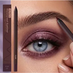 MDY Waterproof and Smudge-proof Black Gel Eyeliner, 1PC Vibrant Color Waterproof Gel Eyeliner - Smooth and Matte Finish