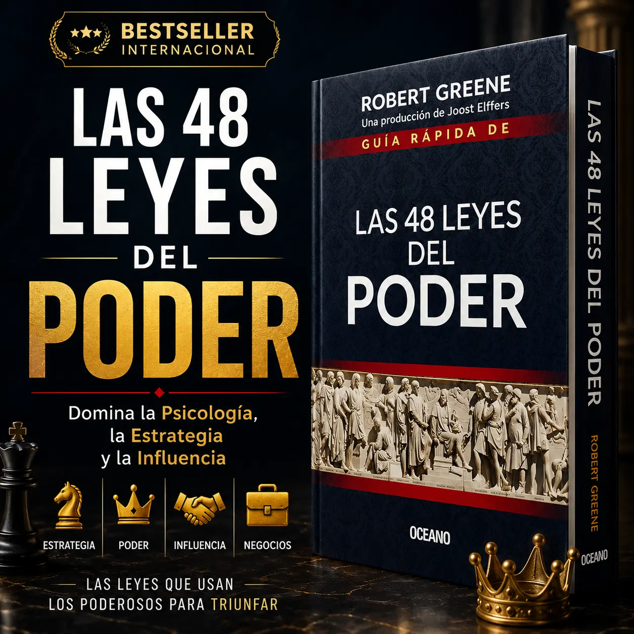 Guía Rápida de Las 48 Leyes del Poder | Robert Greene | Resumen Práctico en Español -- Paperback Book