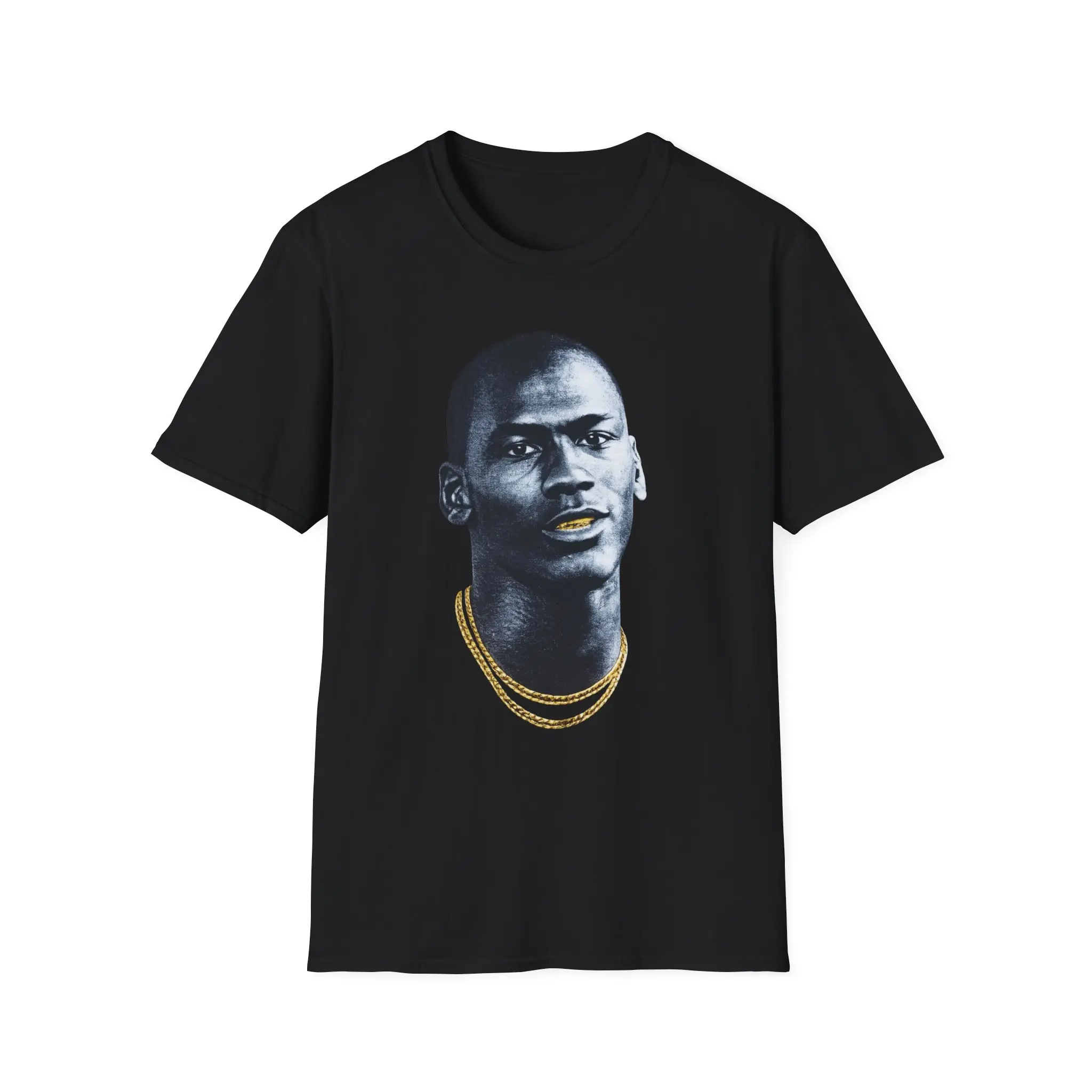 Michael Jordan Gold Teeth & Chains T-Shirt