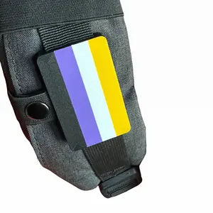 Non Binary Pride Bag Flag Charm Strap Decoration for Everyday Use Simple Stylish Accessory Show Your Support fashionable