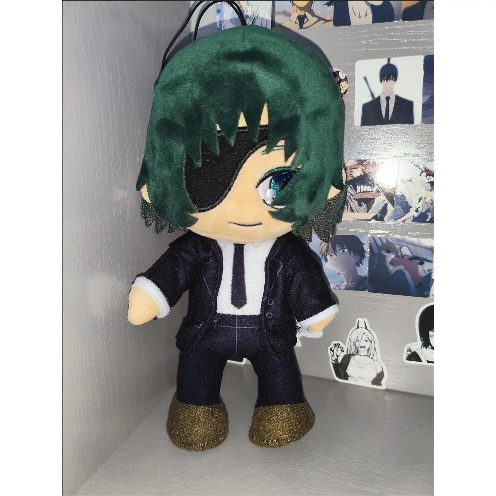 20cm Chainsaw Man Himeno Devil Hunter Uniform Stuffed Plush Doll - Kids Birthday Gift for Cosplay Enthusiasts