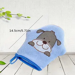 1pc Care Product Cartoon Ultra-Soft Bath Exfoliating Towel Bath Sponge Bath Wipe Glove